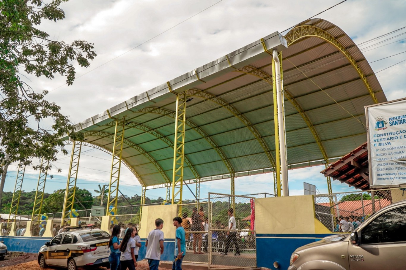 Santarém 361 anos: Prefeitura entrega quadra coberta da escola Eloína Colares e Silva no Ipanema