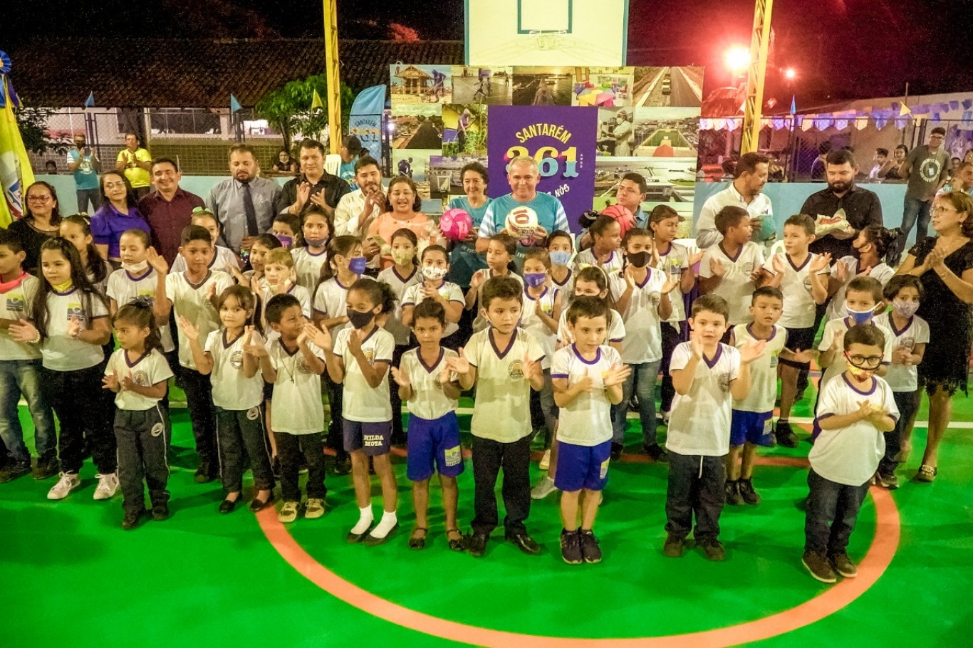 Santarém 361 anos: Nova quadra coberta da Hilda Mota vai beneficiar mais de 400 alunos no Santíssimo