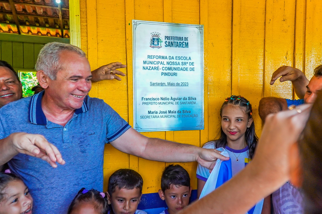 Santarém 362 anos: escola na comunidade Pinduri é reformada e entregue pela Prefeitura