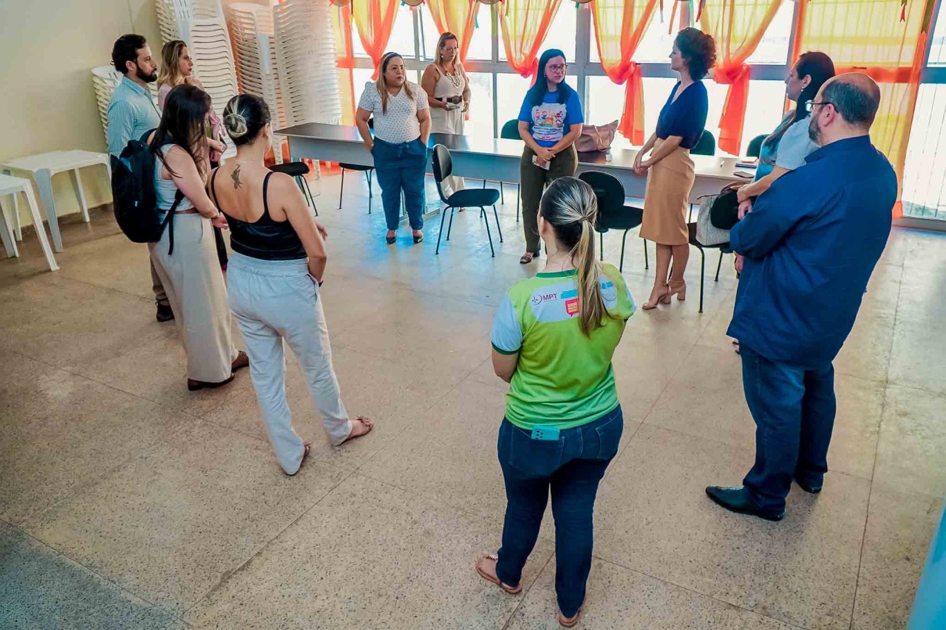 CRAS São José Operário recebe a visita de integrantes do Escritório da ONU para Projetos e do Ministério Público do Trabalho