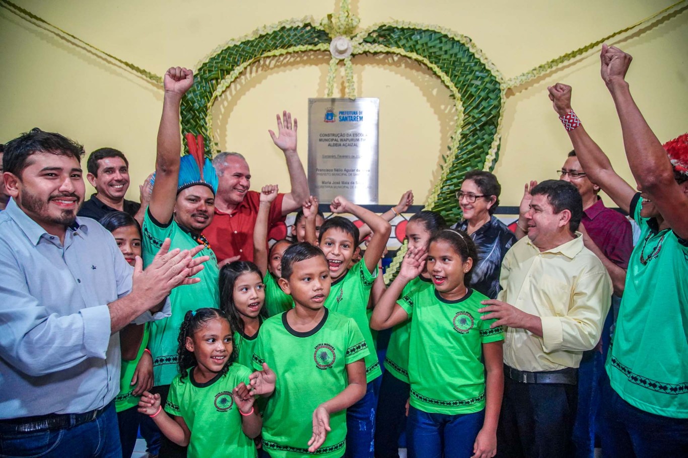 Santarém, 363 anos: Comunidade escolar recebe nova Escola Indígena Wapurum Tip na Aldeia Açaizal   