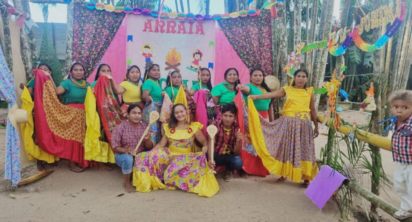 Evento junino na Casa de Acolhimento valoriza a interculturalidade entre indígenas Warao e outros migrantes