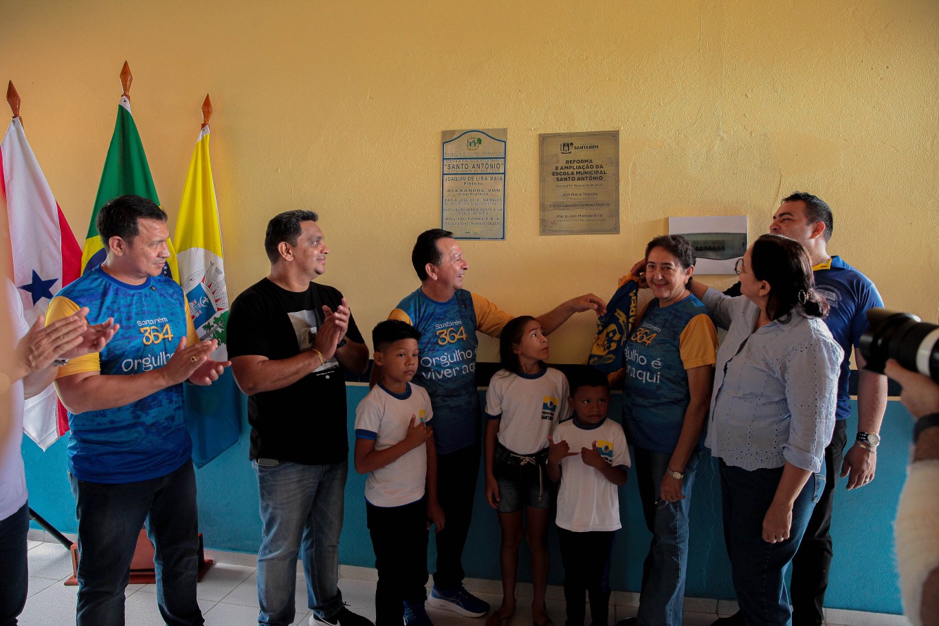Prefeitura de Santarém entrega reforma e ampliação da Escola Santo Antônio, no Tapajós