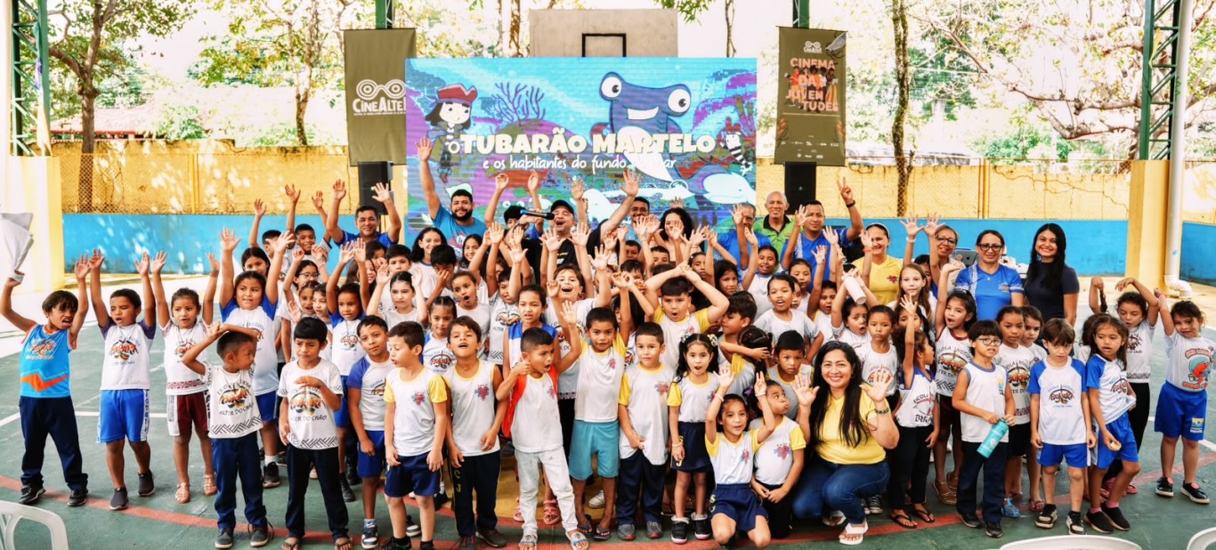 Imagem de Escola Indígena Borari recebe atividade do Festival Cinema de Alter do Chão 