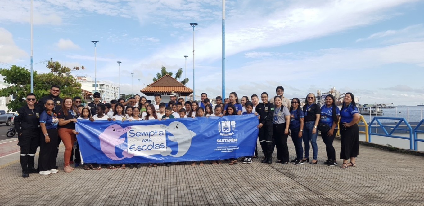 Imagem de Projeto ‘SEMPTA na Escola’ leva educação ambiental e conhecimento sobre o setor portuário a estudantes de Alter do Chão