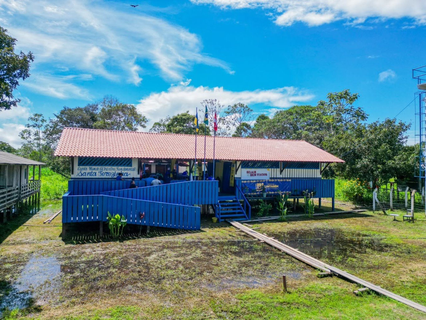 Imagem de Prefeitura de Santarém entrega a Escola Municipal Santa Terezinha na região de várzea