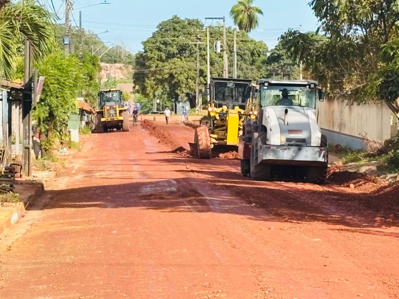 Prefeitura de Santarém e Governo do Estado avançam com pavimentação das ruas Pirelli e Japú no Residencial Salvação