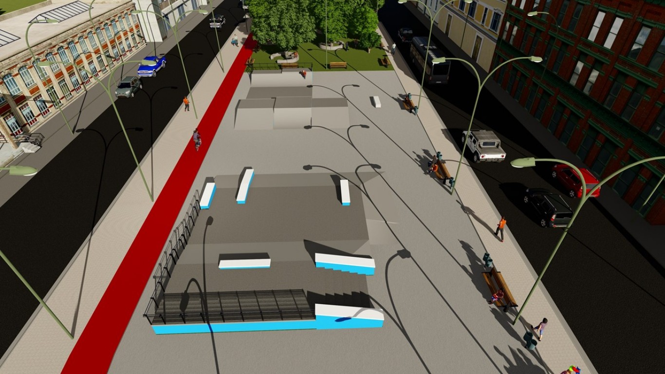 Pista de skate alto padrão será construída na Anysio Chaves