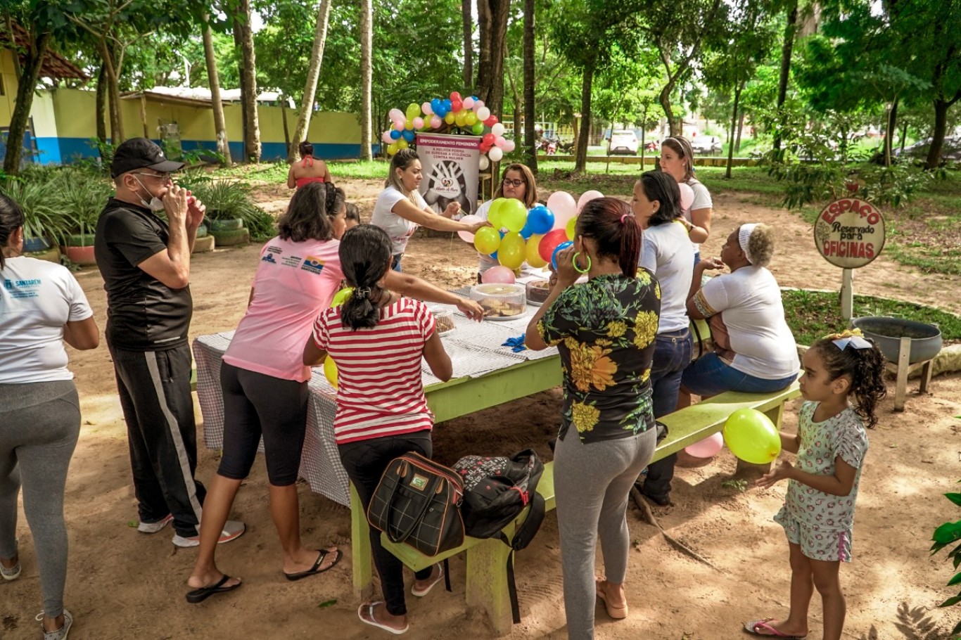 Piquenique encerra programação do mês da mulher em Santarém