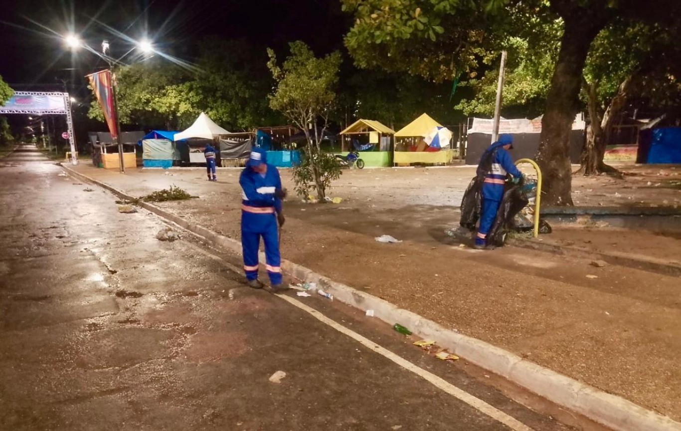 Prefeitura garante a cidade limpa durante o Carnaval 