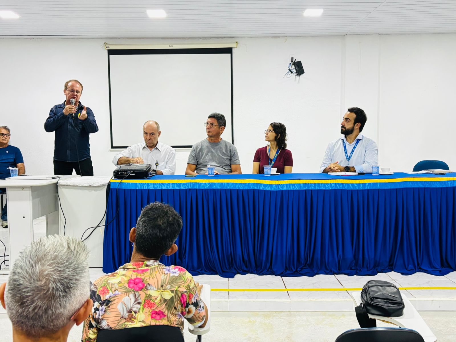 Reuni&atilde;o ocorreu na manh&atilde; desta quinta-feira (19), no audit&oacute;rio do Ciam. Foto: Fernanda Rabelo/Ag&ecirc;ncia Santar&eacute;m.