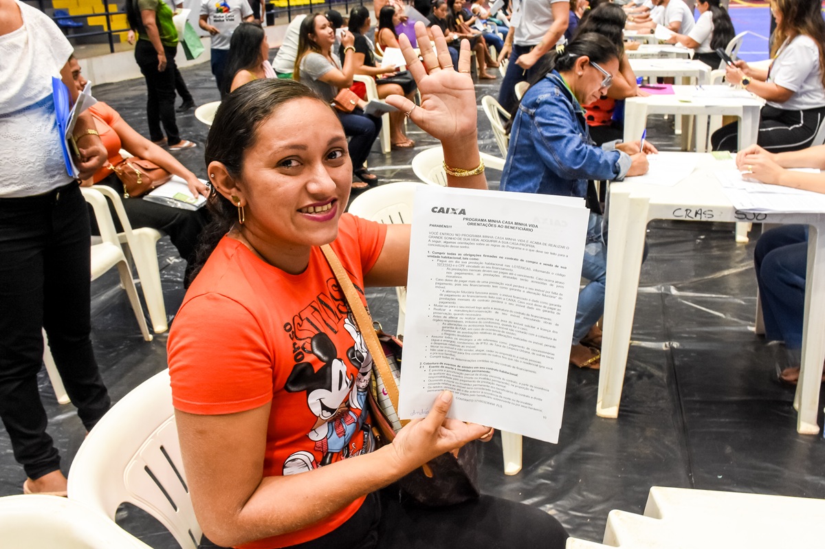 Entrega das casas &eacute; um marco hist&oacute;rico para o munic&iacute;pio e para as fam&iacute;lias. Foto: Ronaldo Ferreira/Ag&ecirc;ncia Santar&eacute;m.