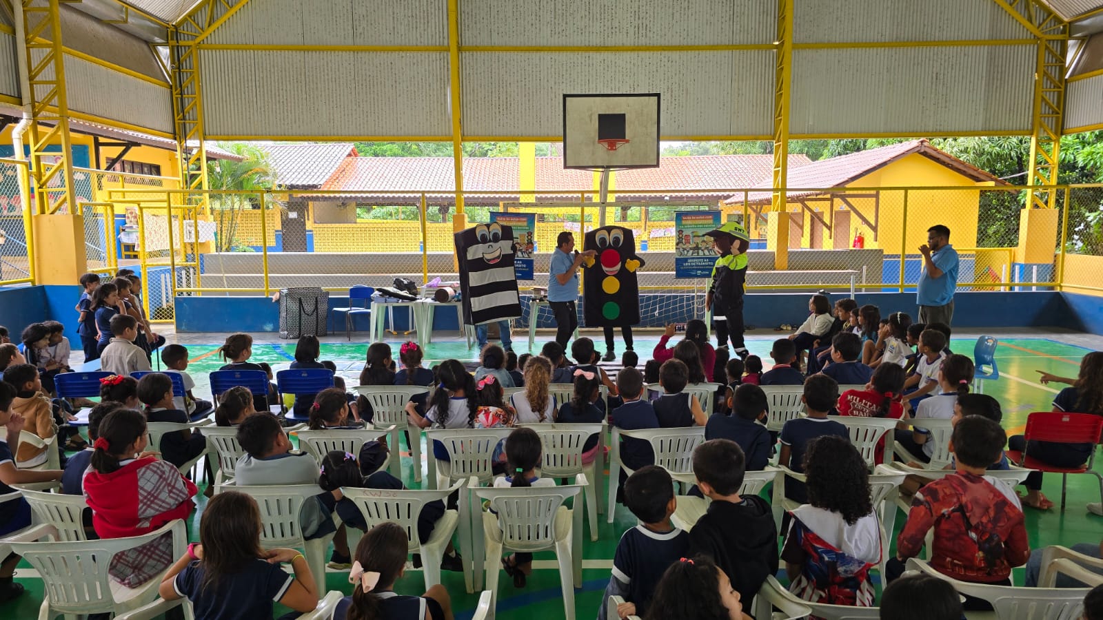 Transforma&ccedil;&atilde;o do tr&acirc;nsito com a educa&ccedil;&atilde;o. Foto: Fabr&iacute;cio Gal&uacute;cio.