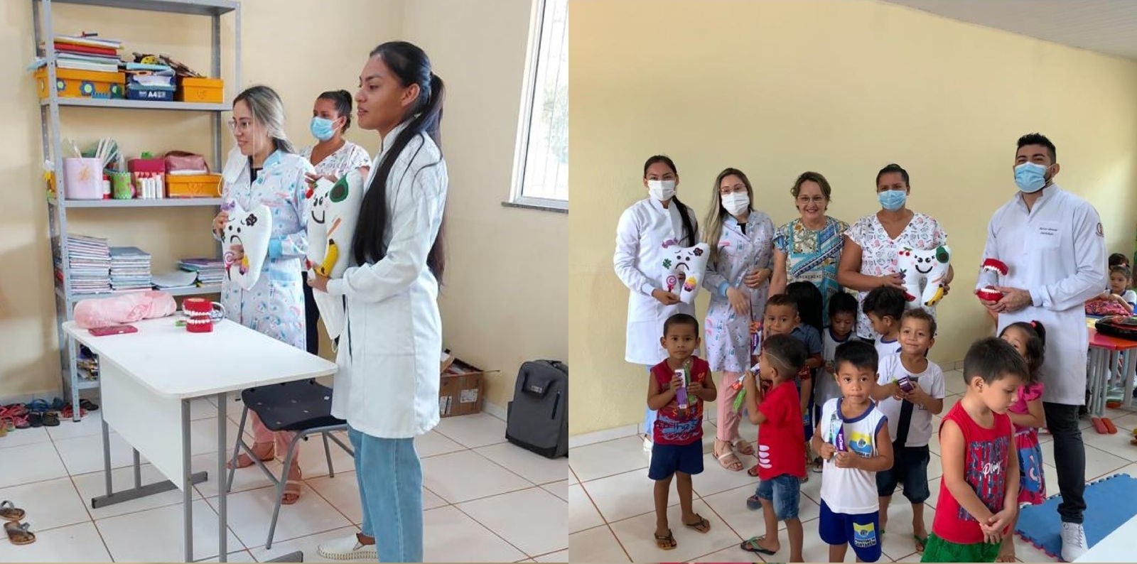 Semsa tamb&eacute;m desenvolve a&ccedil;&otilde;es em parceria com escolas. Foto; Semsa/Ag&ecirc;ncia Santar&eacute;m.