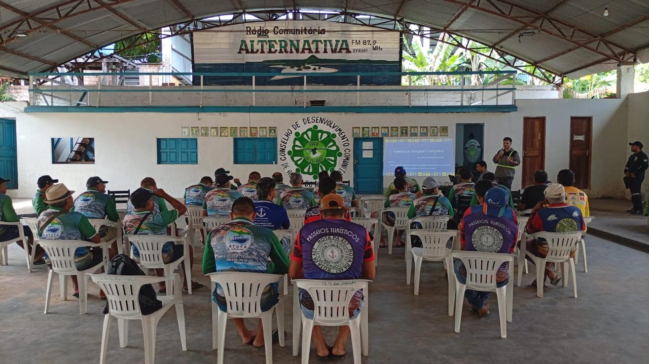 A&ccedil;&atilde;o faz parte do Projeto de Capacita&ccedil;&atilde;o para Aquavi&aacute;rios de Alter do Ch&atilde;o.