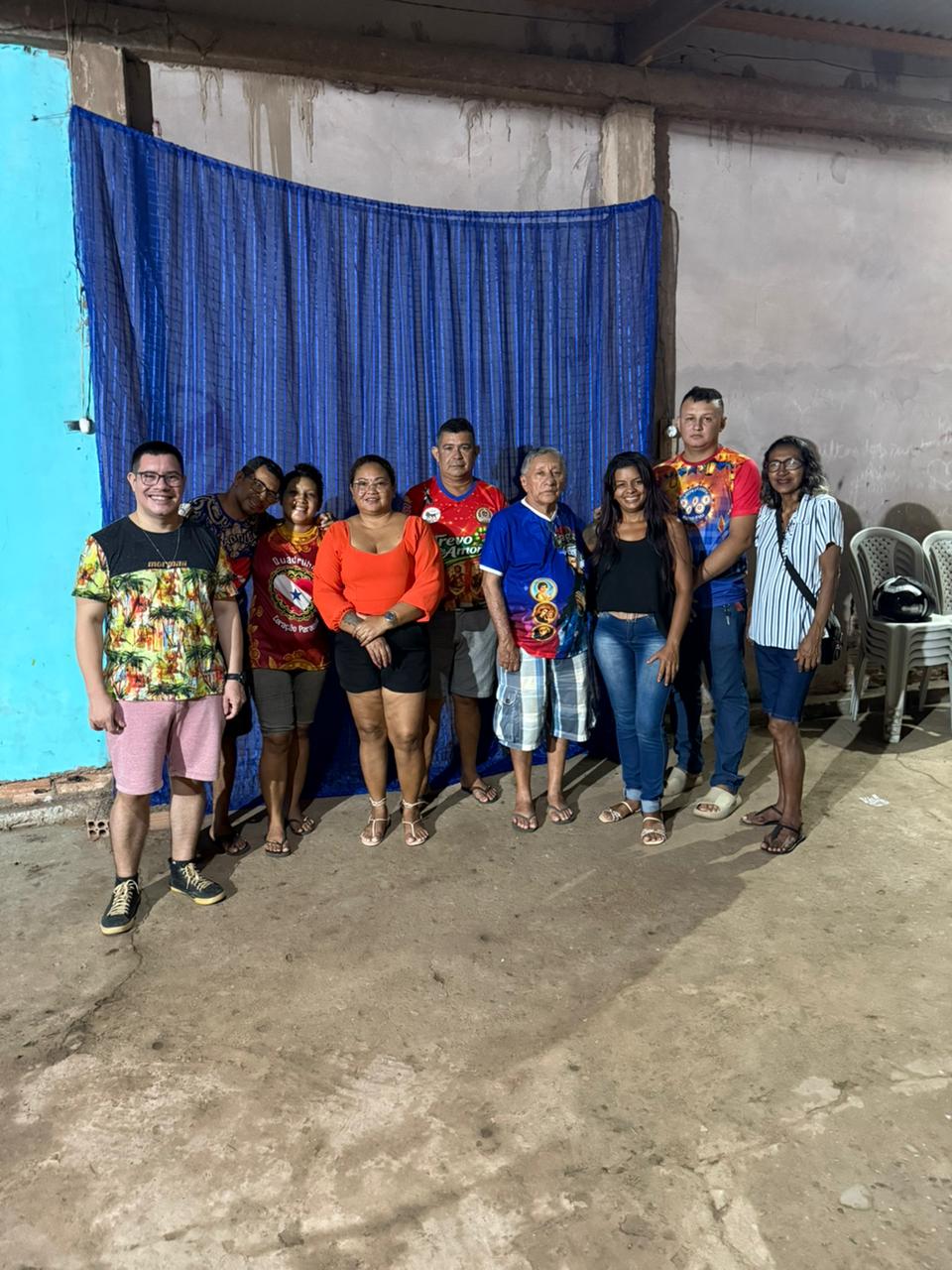 Representantes das Quadrilhas Tradicionais.