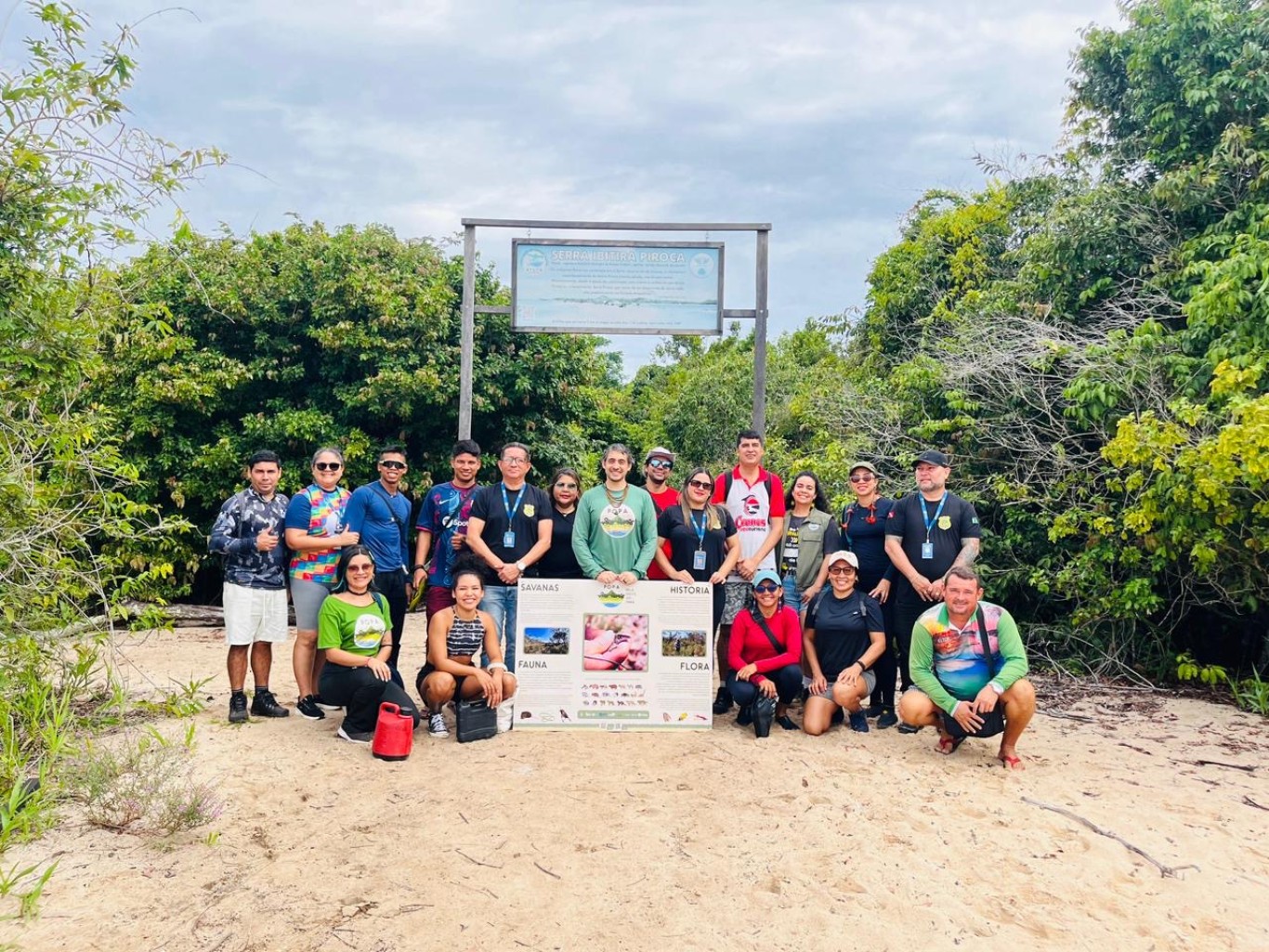 Curso qualifica guias e condutores de turismo e instala sinalizações na trilha da Serra da Piroca, em Alter do Chão