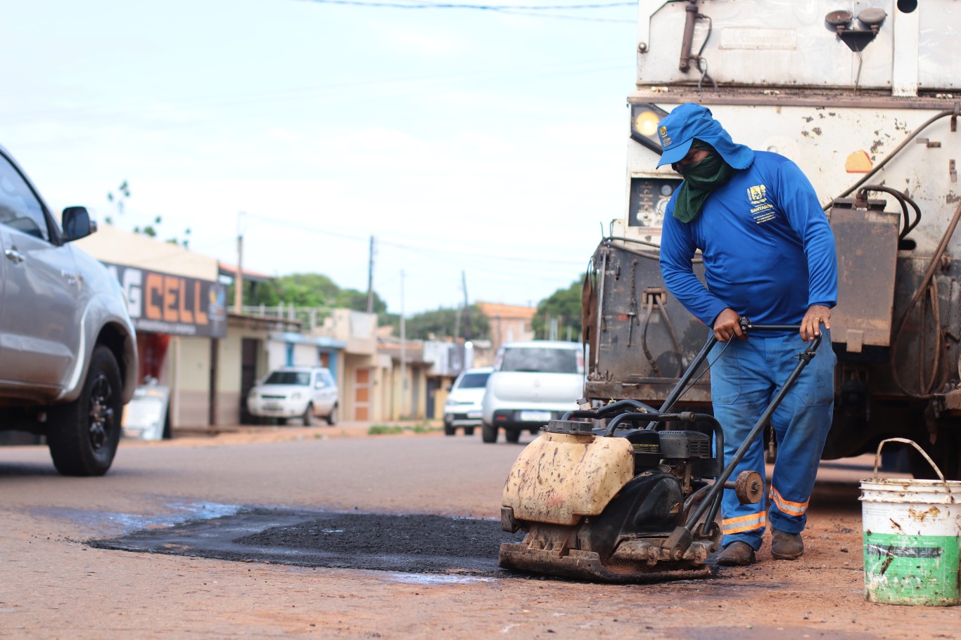 Imagem de Prefeitura intensifica recuperação asfáltica e amplia frentes de trabalho durante o inverno amazônico