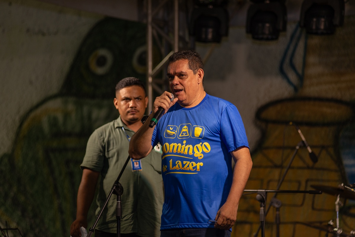 Secret&aacute;rio de Turismo destacou a grande presen&ccedil;a do p&uacute;blico. Foto: Caio Lobato/Ag&ecirc;ncia Santar&eacute;m.