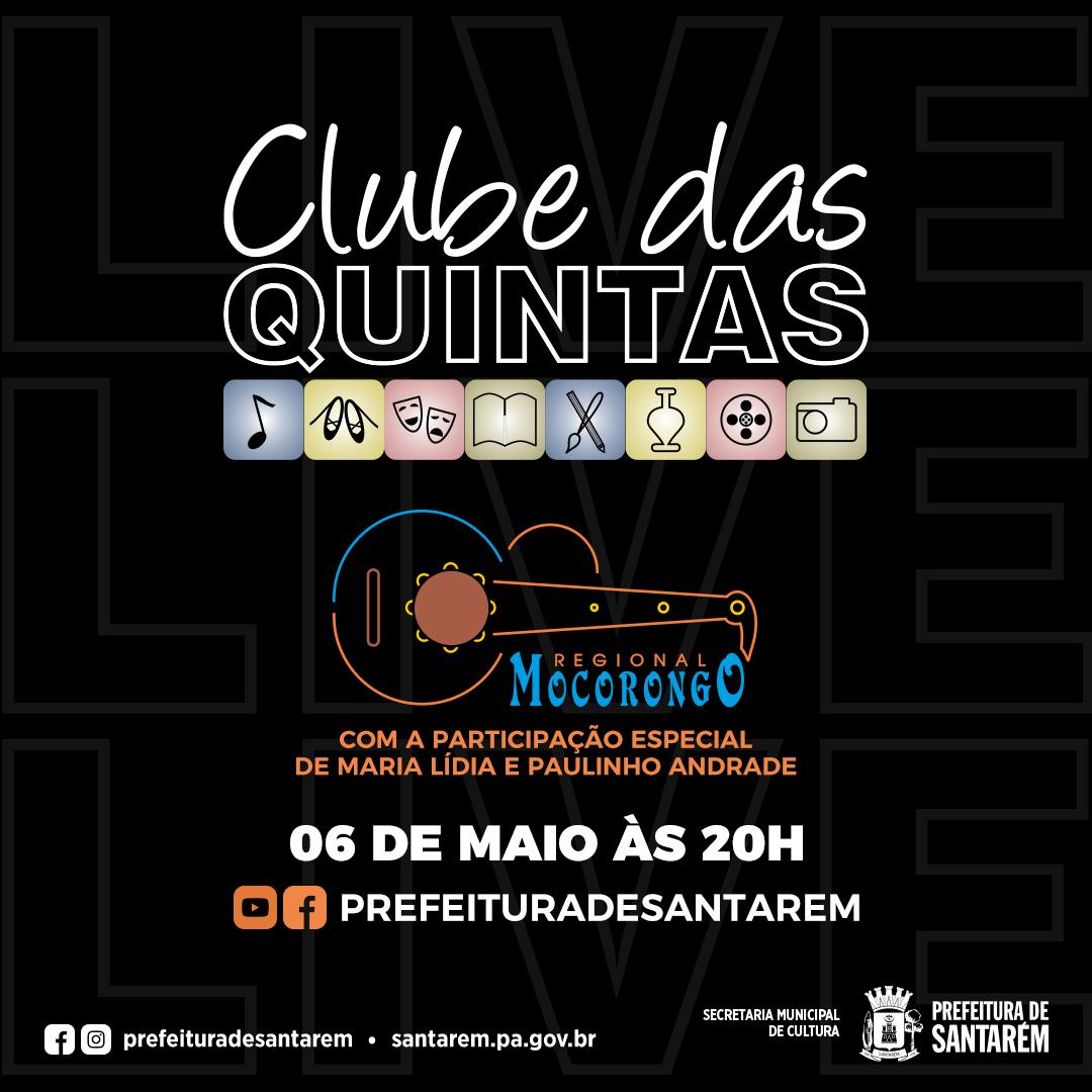 Clube das Quintas terá as participações especiais dos artistas Maria Lidia e Paulinho Andrade