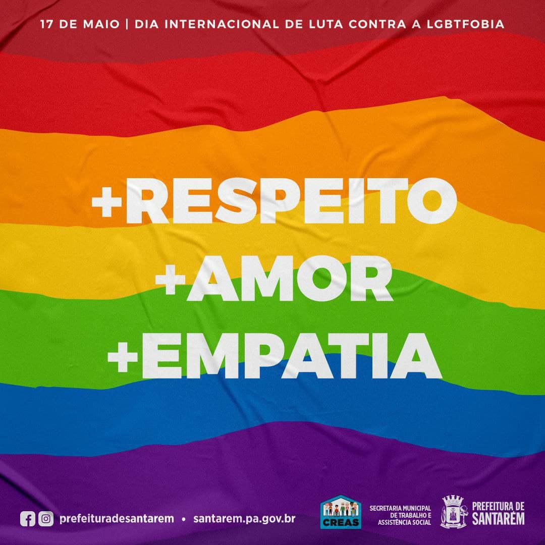 Prefeitura destaca serviço no dia Internacional Contra a Homofobia