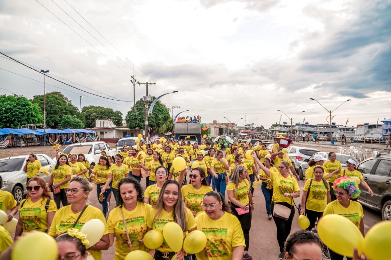 Caminhada na Orla abre Semana do Brincar em Santarém 