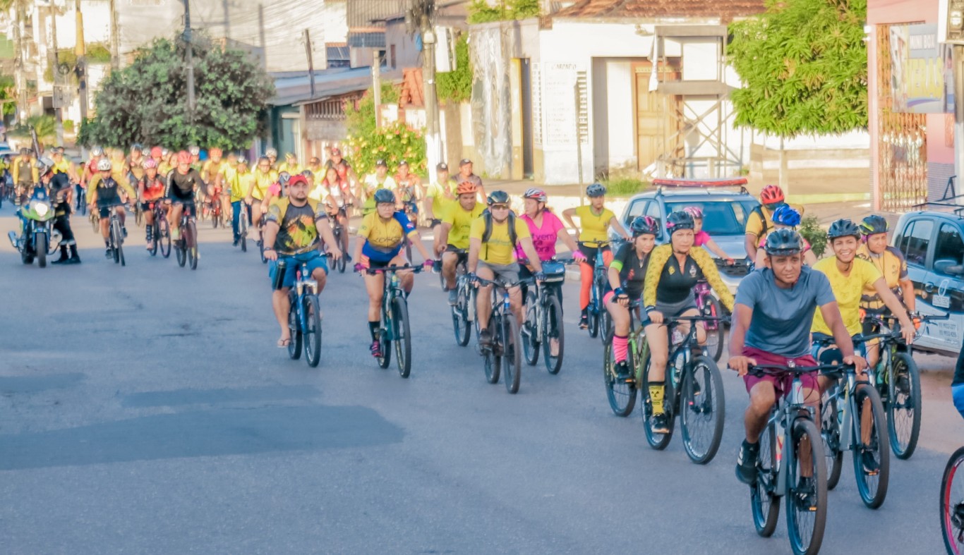 Passeio ciclístico marca o dia D do Maio Amarelo em Santarém