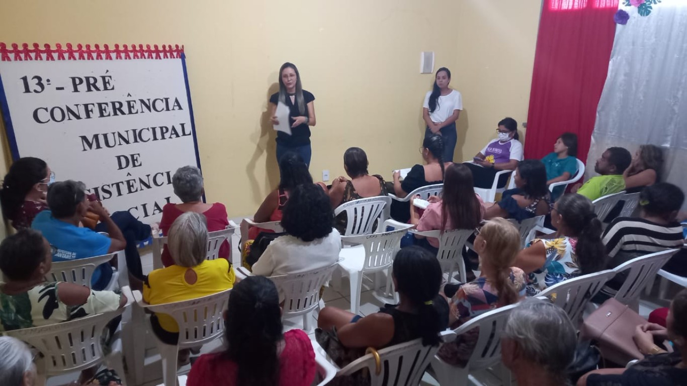 CRAS Santarenzinho recebe a última pré-conferência de Assistência Social 