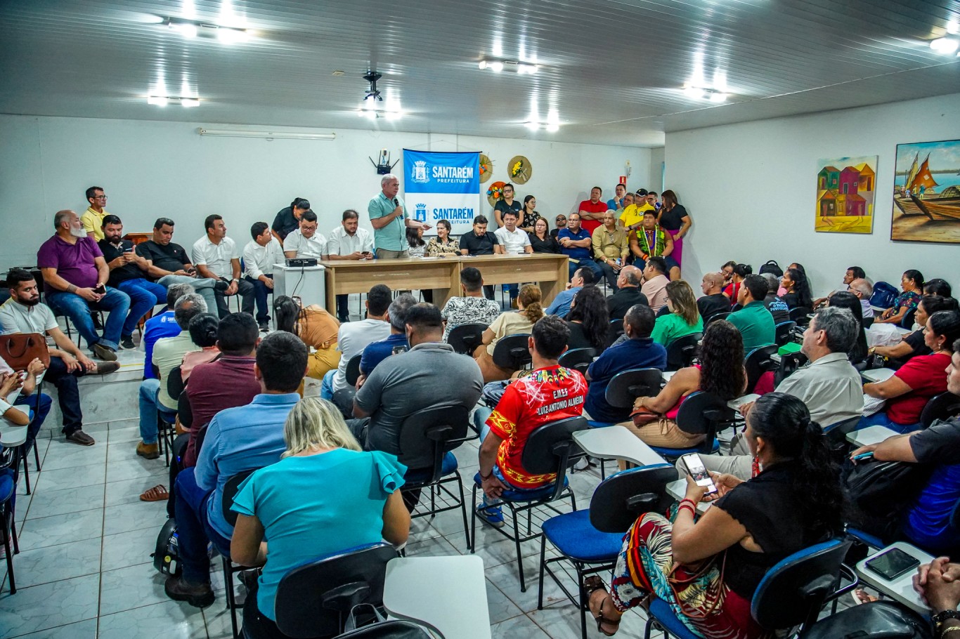 Em dia histórico para a região do Tapajós, prefeito Nélio assina Ordem de Serviço para construção, reforma e ampliação de 17 escolas