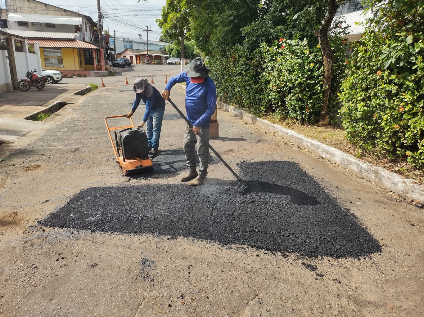 Imagem de Prefeitura avança com trabalhos de recuperação asfáltica