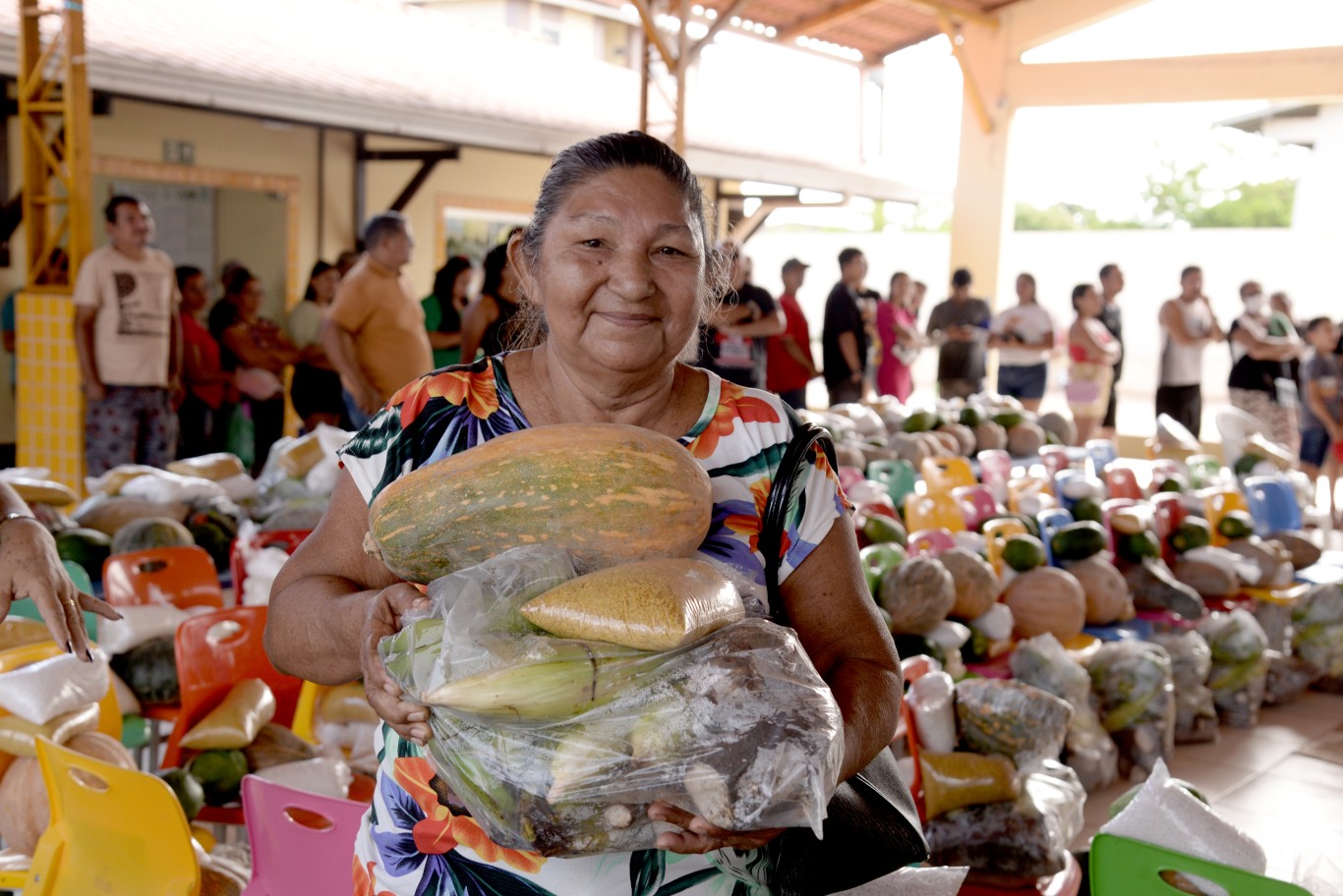 PAA: 600 famílias são beneficiadas com mais uma entrega de alimentos