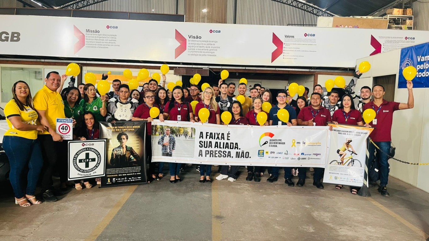 SMT realiza palestra educativa sobre segurança viária para colaboradores da CGB Energia durante ações do Maio Amarelo