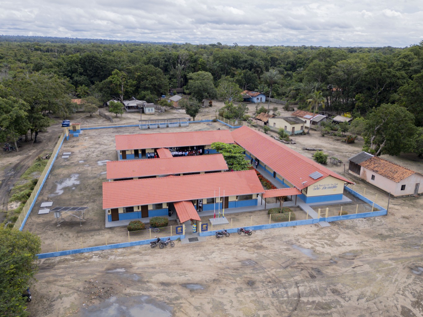 Prefeitura de Santarém entrega obras na Escola Municipal São Benedito, na comunidade Surucuá