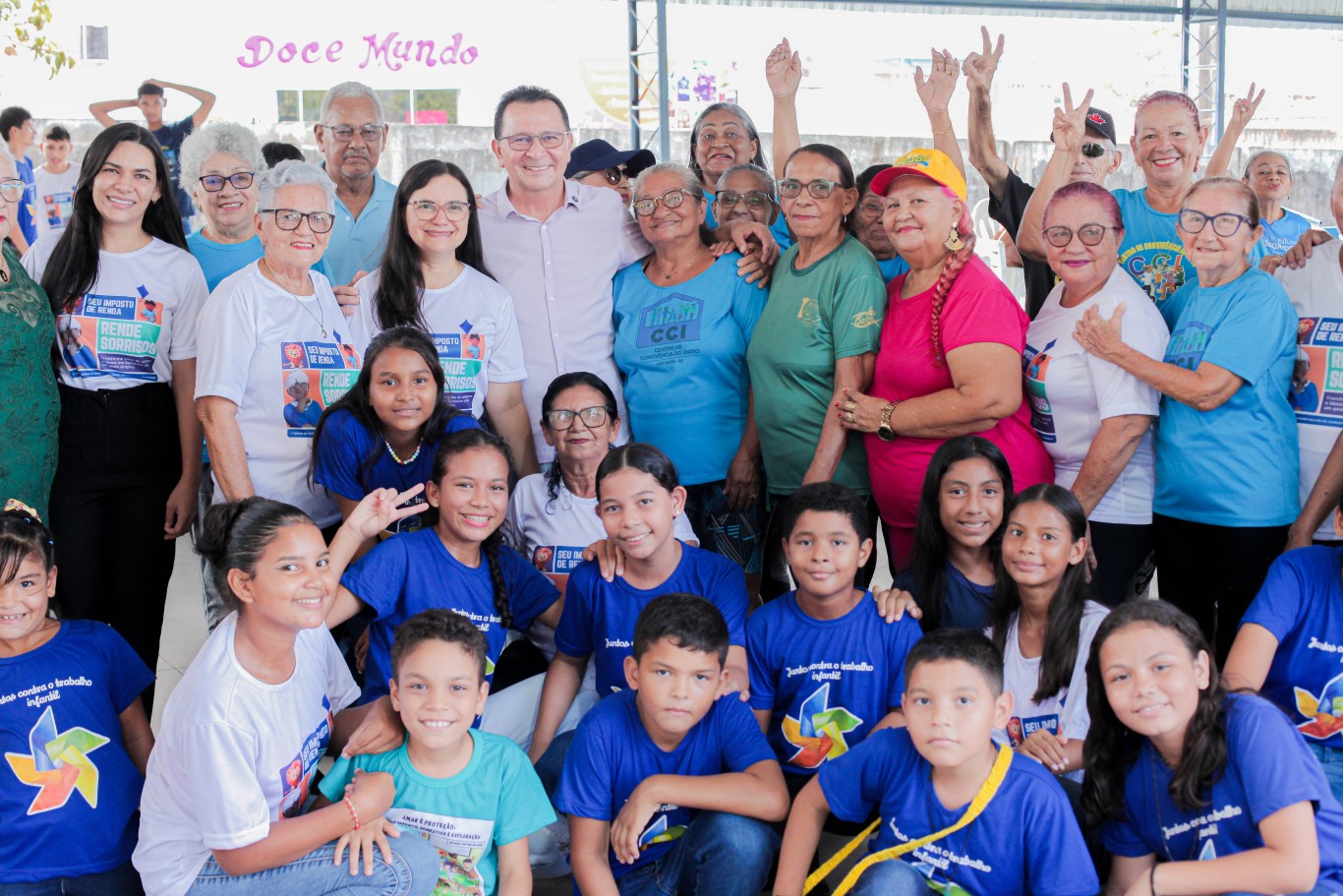 Encontro Intergeracional celebra campanha Seu Imposto de Renda Rende Sorrisos e fortalece políticas públicas para crianças e idosos em Santarém