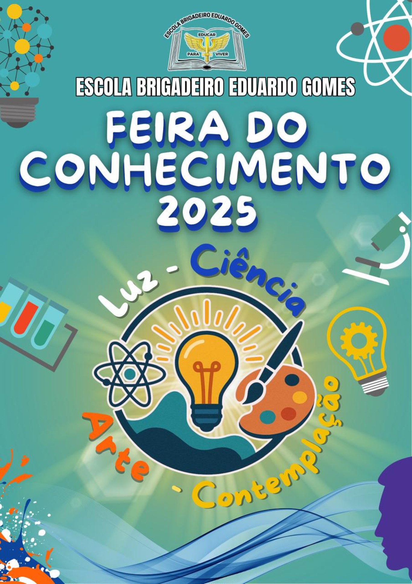 Luz, Ciência, Arte e Contemplação é tema da Feira do Conhecimento 2025 da Escola municipal Brigadeiro Eduardo Gomes 