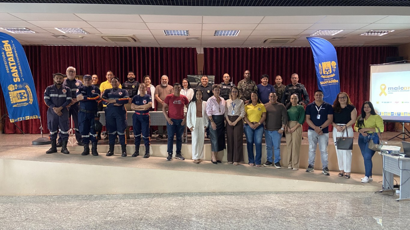 Maio Amarelo 2026 é lançado em Santarém com foco na empatia e na preservação de vidas no trânsito
