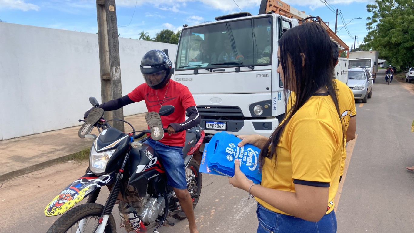 Maio Amarelo 2026: SMT realiza blitz educativa e reforça conscientização para um trânsito mais seguro em Santarém