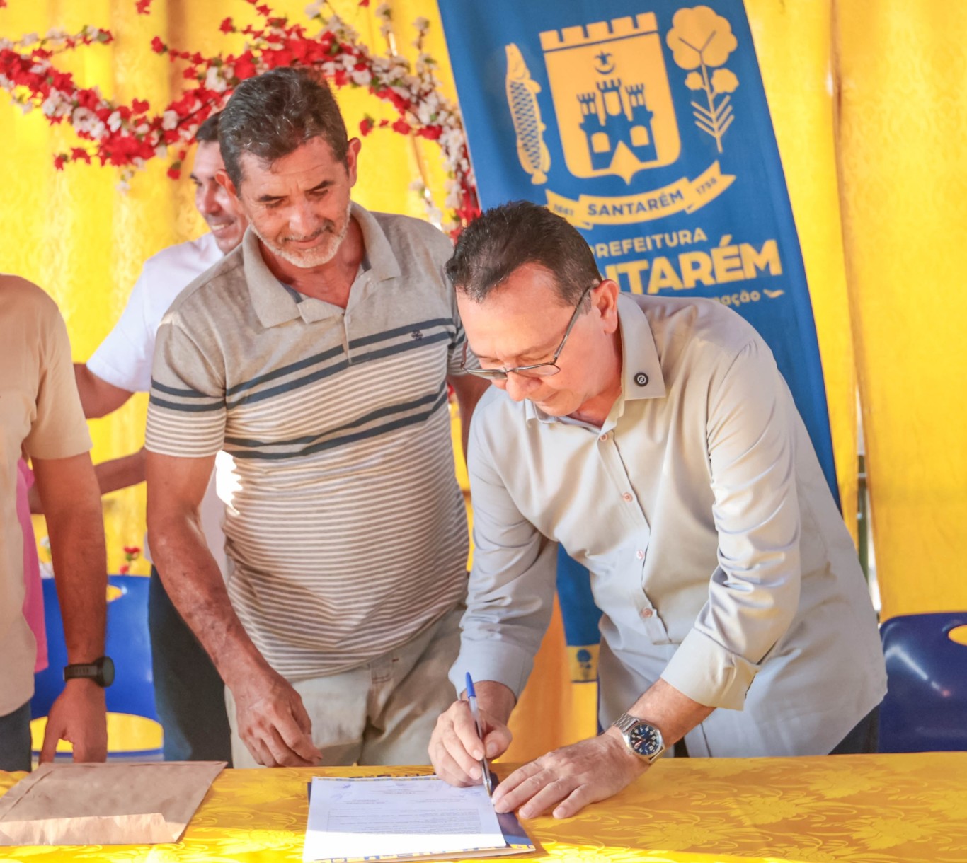 Assinada ordem de serviço para obra de ampliação do microssistema de água do bairro Paraíso, em São Braz