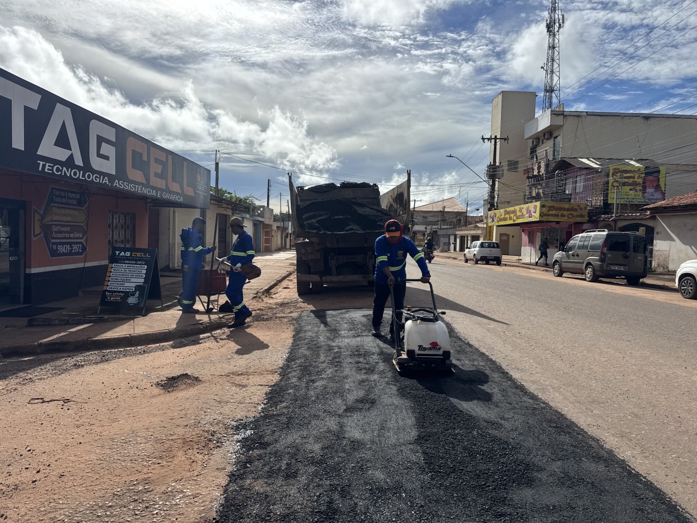 Prefeitura intensifica recuperação asfáltica e amplia manutenção das vias urbanas em Santarém