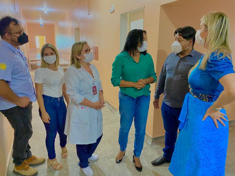 Prefeitura realiza visita técnica em obra da obstetrícia no HMS