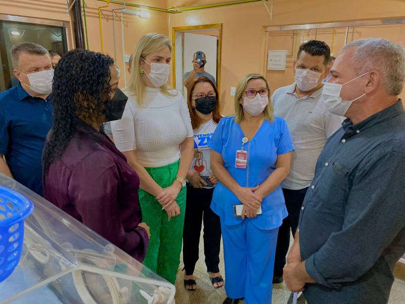 Prefeito realiza visita técnica para o início do atendimento na nova área da obstetrícia