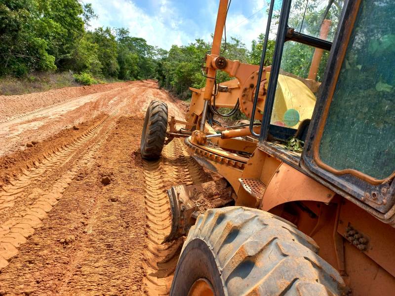 Ramal da Comunidade São Sebastião no Eixo Forte recebe melhorias em infraestrutura