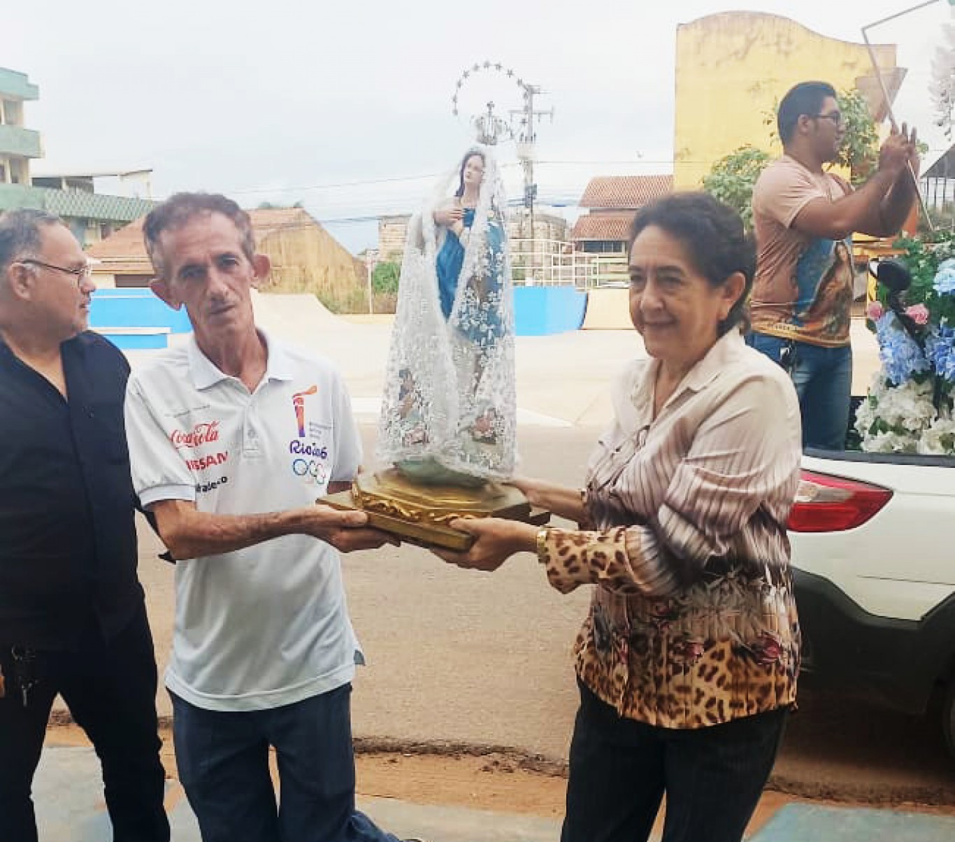 Semed recebe visita da imagem peregrina de Nossa Senhora da Conceição