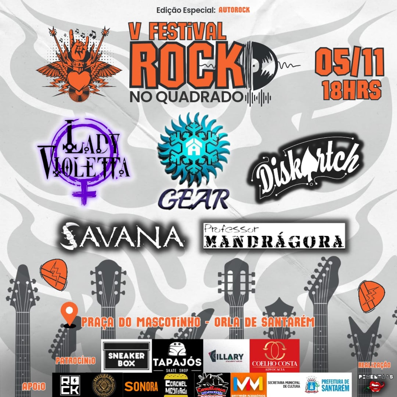 5ª edição do Festival 'Rock no Quadrado' homenageia rock autoral