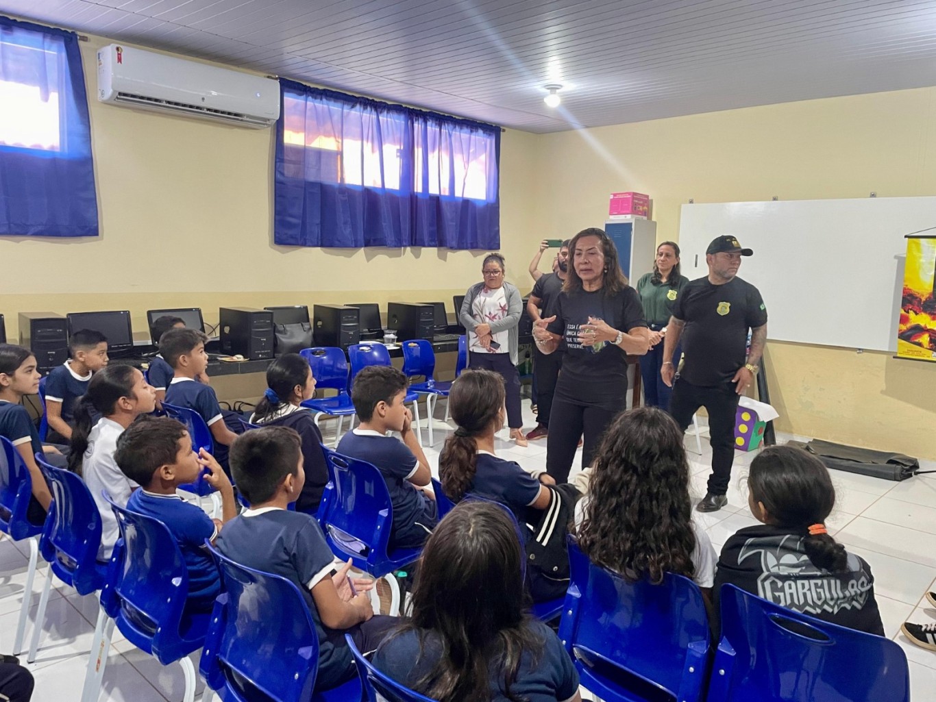 Semma realiza campanha educativa contra queimadas em escolas municipais