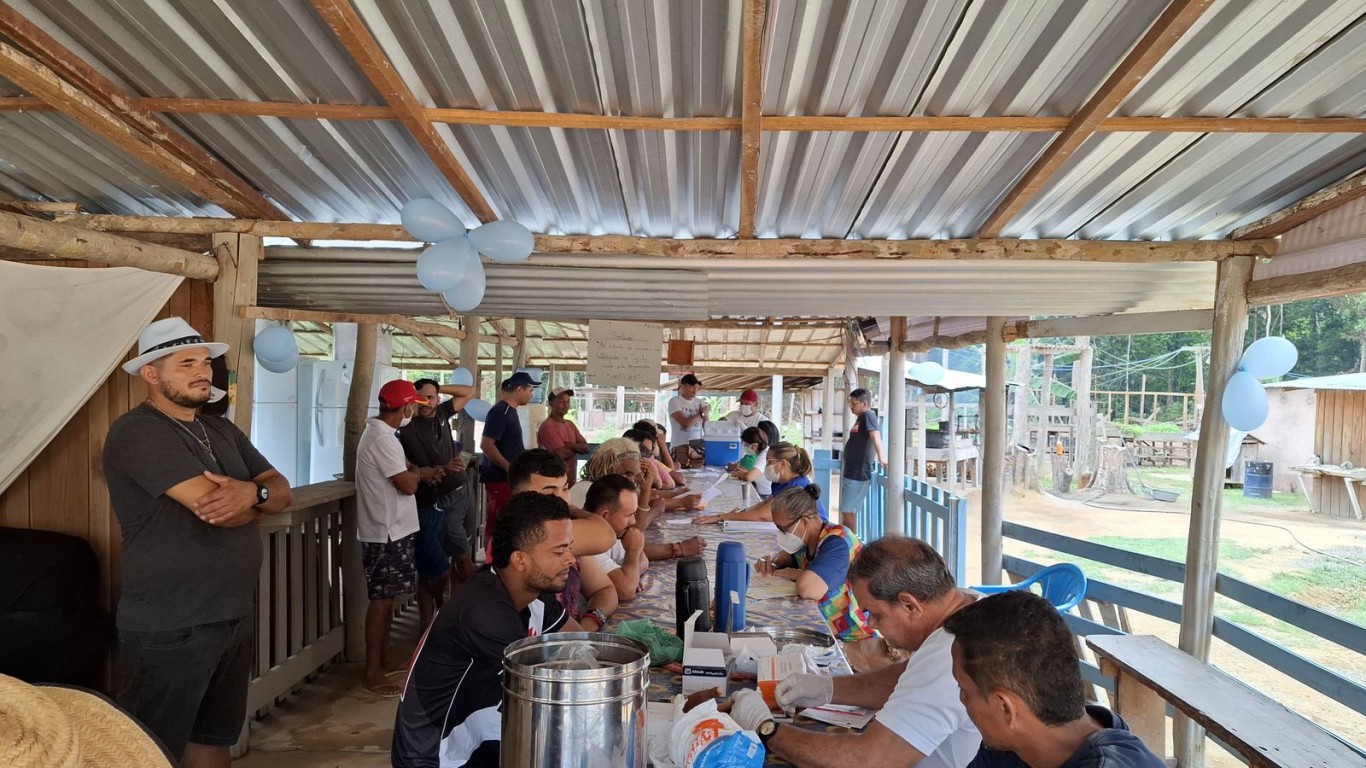 Imagem de Novembro azul: Consultório na Rua realiza ação com homens acolhidos na Fazenda da Esperança