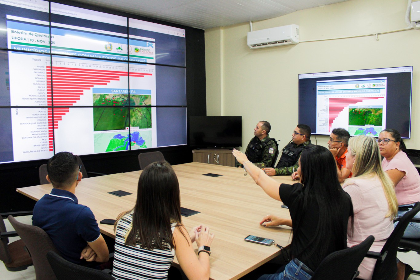 Santarém apresenta ações contra queimadas e estratégia climática em estande no Pavilhão Pará Municípios