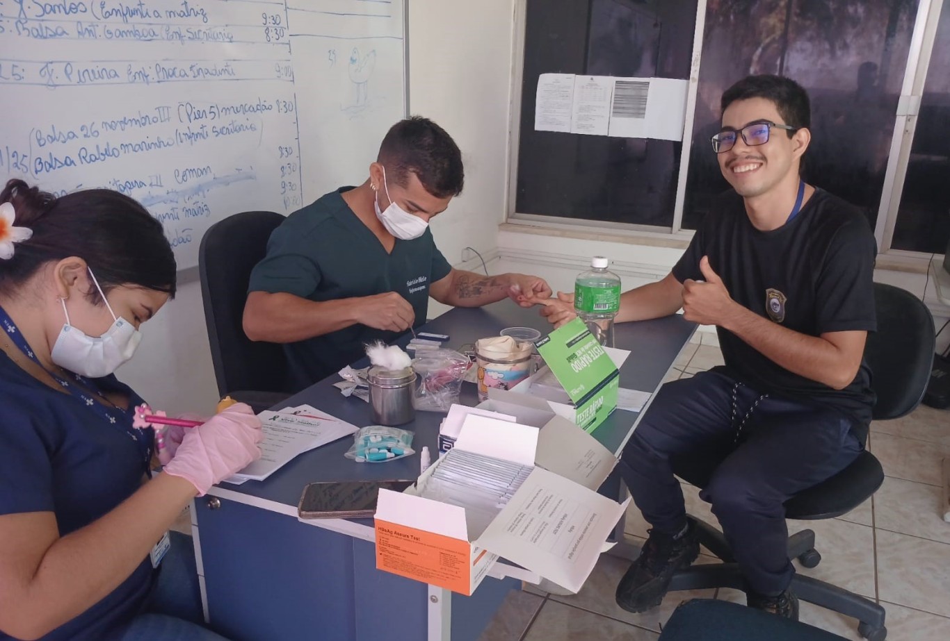 Sempta realiza ação de saúde com foco no Novembro Azul e oferta 150 testes rápidos