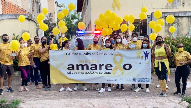 Caminhada do Afeto encerra Setembro Amarelo em Santarém