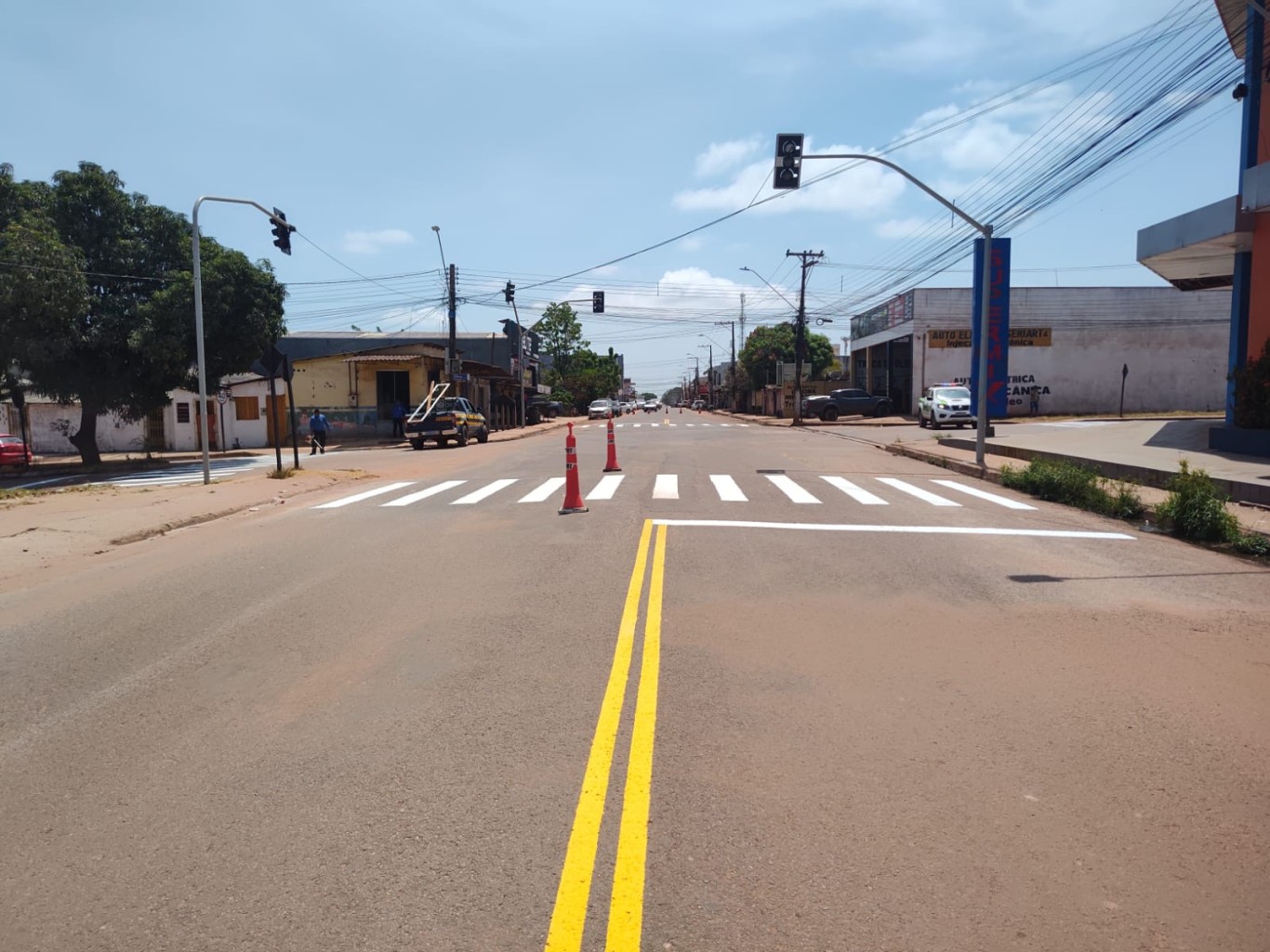 Novo semáforo no cruzamento da Muiraquitã com Diamantino traz mais segurança e fluidez ao trânsito em Santarém
